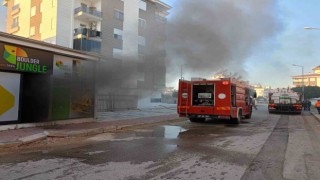 Soba karşısında kurumaya bırakılan süngerler yangına sebep oldu