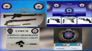 Şok uygulamada 25 silah ele geçirildi