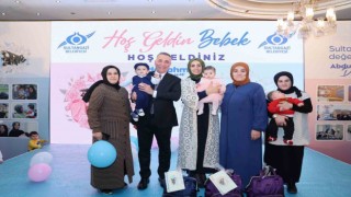 Sultangazide 300 minik için “Hoş Geldin Bebek” programı düzenlendi