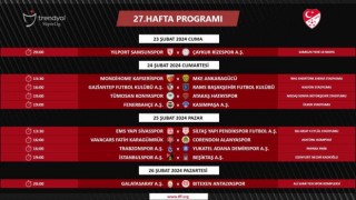Süper Ligde 27, 28, 29, 30. hafta maçlarının programı açıklandı