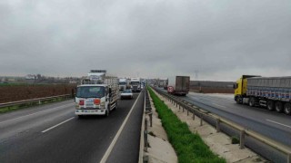 Taşkın nedeniyle kapanan Şanlıurfa - Mardin karayolu yeniden trafiğe açıldı