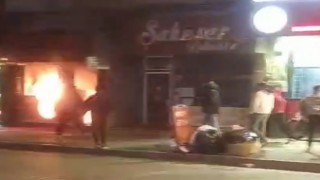 Tavşanlıda bir iş yerinde meydana gelen yangın paniğe neden oldu