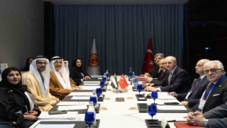 TBMM Başkanı Kurtulmuş, BAE Federal Ulusal Konseyi Birinci Başkanvekili Al Tayeri kabul etti