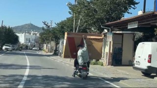 Tehlikeli yolculuk kamerada