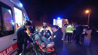 Tekirdağda iki otomobil çarpıştı: 2 yaralı