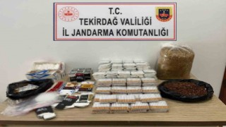 Tekirdağda tütün ve makaron operasyonu