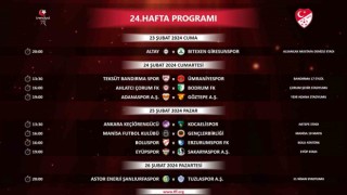 Trendyol 1. Ligde 24, 25, 26 ve 27. haftaların programı açıklandı