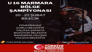 U16 Marmara Bölge Basketbol Şampiyonasına Bilecik ev sahipliği yapacak