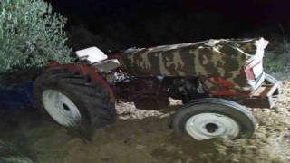 Uçuruma yuvarlanan traktörün altında kalarak hayatını kaybetti