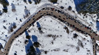 Uludağda adım atacak yer kalmadı