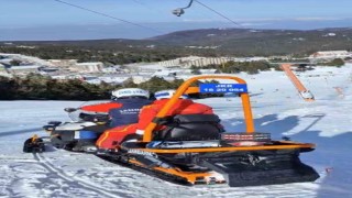Uludağda faciadan dönüldü...Telesiyejin telleri koptu, bir turist yaralandı