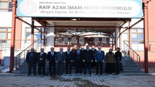 Vali Çiftçiden Raif Azak İmam Hatip Ortaokulunda