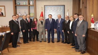Vali Işın, Kütahya Defterdarı Bakırı ağırladı