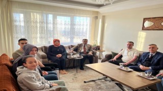 Vali Işından geçmiş olsun ziyareti