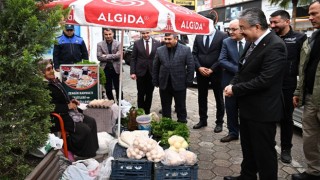 Vali Yılmaz Esnafları Ziyaret Etti