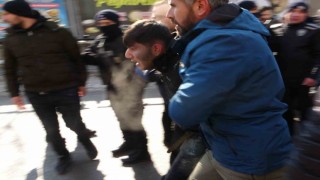 Vanda 1 Şubat yürüyüşünde arbede: 2 gözaltı