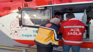 Vanda ambulans helikopter 58 yaşındaki hasta için havalandı