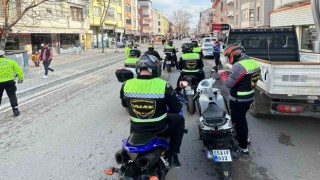 Vezirköprüde motorculardan farkındalık sürüşü