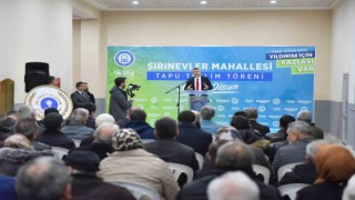 Yıldırımda imar tasarrufu