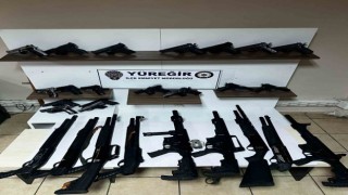 Yüreğirde 27 ruhsatsız tabanca ele geçirildi