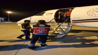 13 yaşındaki genç, uçak ambulans ile Ankaraya sevk edildi