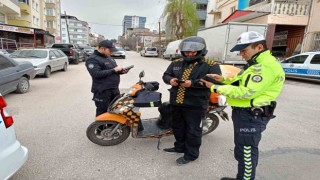 18 motosiklet sürücüsü 37 bin 170 TLlik cezadan kaçamadı