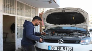 19 yaşında motor ustası oldu