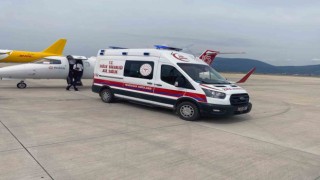 2 günlük bebek Hava Ambulans Uçak ile İstanbula sevk edildi
