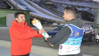 2023 Kış Deaflympicsin meşale ateşi Palandökende yandı