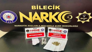 3 şüpheli şahsın üzerlerinde uyuşturucu madde bulundu