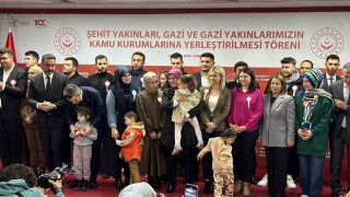 591 şehit yakını, gazi ve gazi yakınının kamu kurumlarına ataması yapıldı