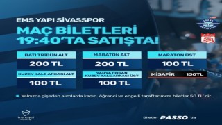 Adana Demirspor - Sivasspor maçının biletleri satışa çıktı