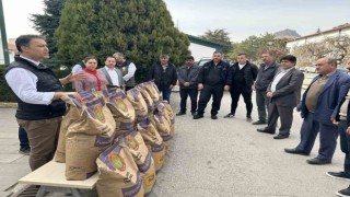 Afyonkarahisar 9 bin 250 gram korunga tohumu dağıtıldı