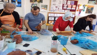 Ağlasun Mehmet Akif Ersoy İlkokulunda Görsel Sanatlar Atölyesi kuruldu