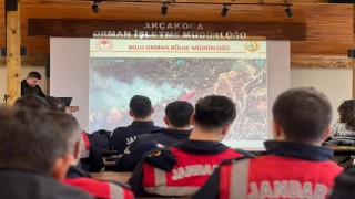 Akçakocada kamu kurum personeline yangın eğitimi