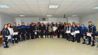 Alanyada zabıta personeline yönelik 4 haftalık eğitim programı tamamlandı