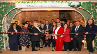 Alanyanın İpek Serüveni Sergisi, tarihi Kızılkulede açıldı