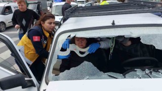 Ameliyata götürülen hasta kazada yaralandı