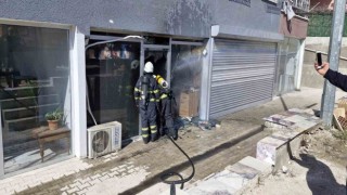 Antakyada bir iş yerinde yangın çıktı