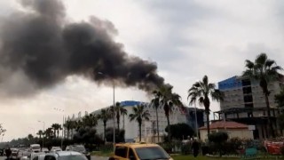 Antalyada 5 yıldızlı otelde yangın