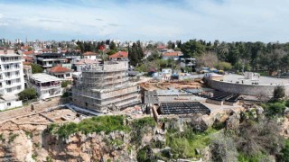 Antalyada Hıdırlık Kulesi Seyir Terası projesi hızla ilerliyor
