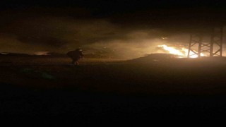 Arsuzda çöplük alanda yangın çıktı