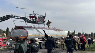 Ataşehirde yakıt tankeri patlamasında yaralanan 1 kişi hayatını kaybetti