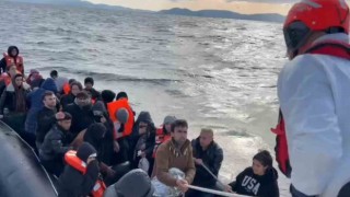 Aydında 23 düzensiz göçmen kurtarıldı