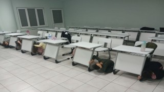 Aydında deprem anı tatbikatı yapıldı