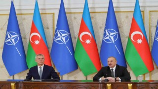Azerbaycan Cumhurbaşkanı Aliyev, NATO Genel Sekreteri Stoltenbergi kabul etti