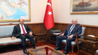 Bakan Güler, Mısırın Ankara Büyükelçisi Elhamamyi kabul etti