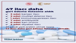 Bakan Işıkhan açıkladı: 47 ilaç geri ödeme listesine alındı