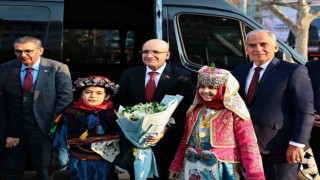 Bakan Şimşekten Vali Coşkun ve Başkan Zolana ziyaret