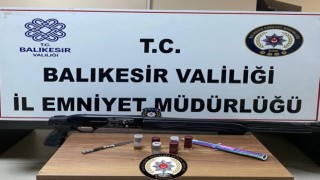 Balıkesirde şüpheli şahıs denetimi